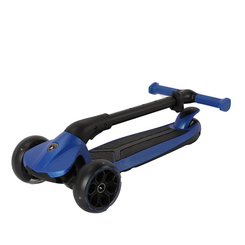 Lamborghini 3-Wheel Folding Kick Scooter (Blue) - Image 2